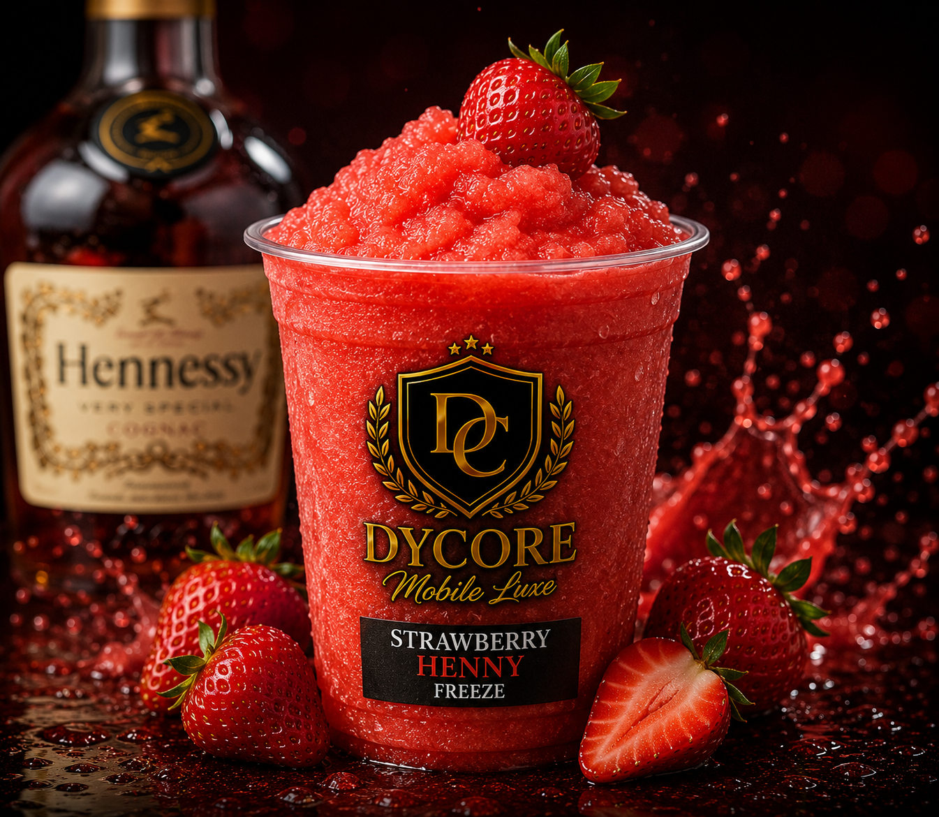 Strawberry Henny Freeze